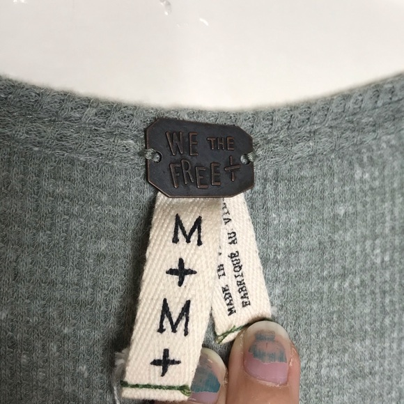 We The Free Battalion Embellished Grey Thermal - Picture 13 of 15